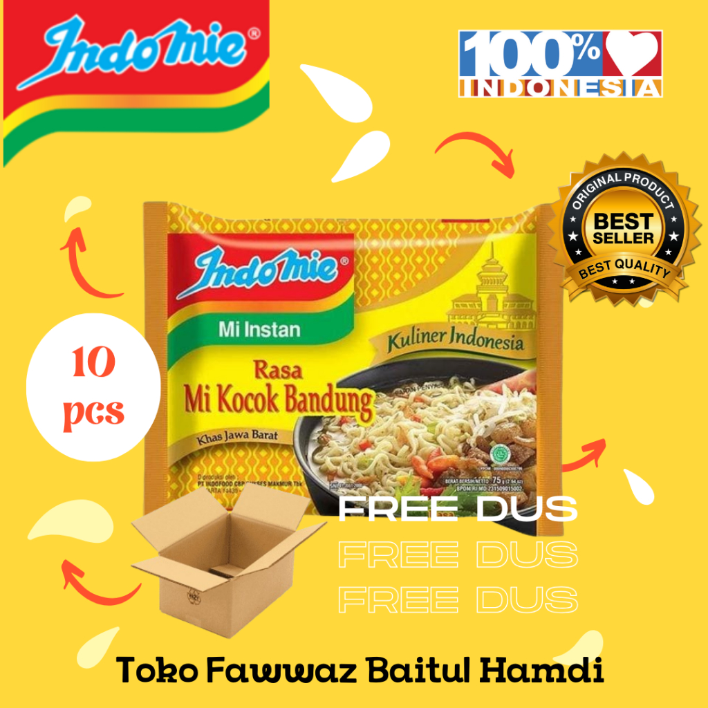 

Indomie Rasa Mie Kocok Bandung Isi 10 Pcs