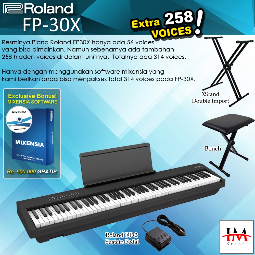 Roland FP-30X / FP30X / FP 30 X Digital Piano