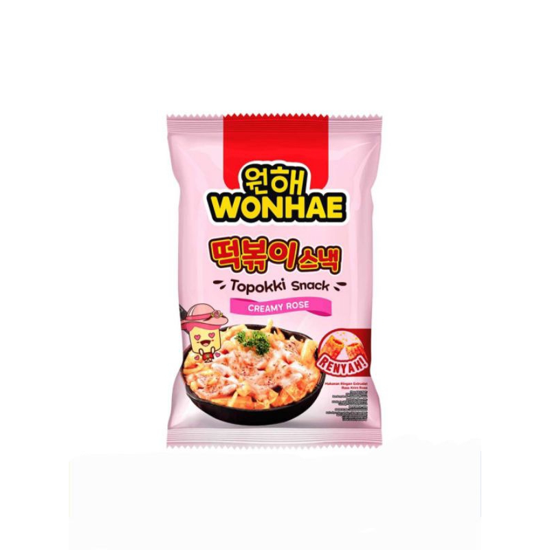 

Wonhae snack topokki creamy rose 80 g