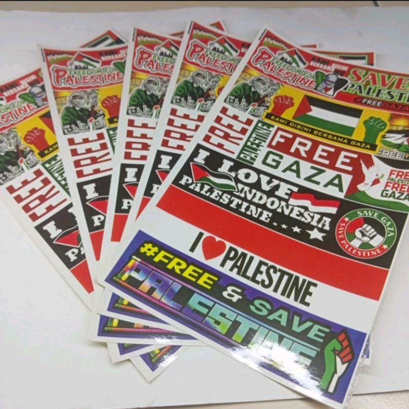 

Stiker Palestina Stiker tahan air uk 27×17cm Stiker Palestin