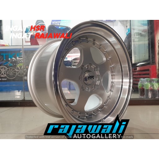 VELG CELONG HSR BURN RING 15 BELANG LEBAR UNTUK MOBIL KIJANG VIOS YARIS JAZZ LIVINA AVANZA