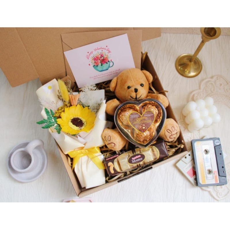 

Teddy Choco Bouquet Valentine Hampers / Hadiah Valentine / Kado Valentine / Bunga Valentine / Coklat Valentine / Buket Bunga Valentine