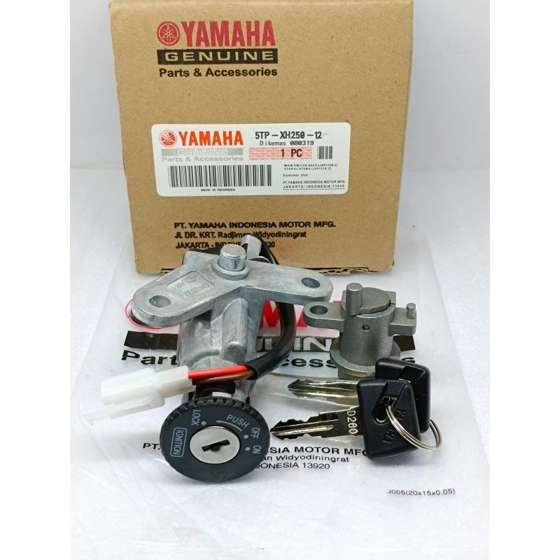 Kunci 5TP Kunci kontak set plus buka jok Yamaha Jupiter z lama Vega r lama Vega r New (5TP) ori