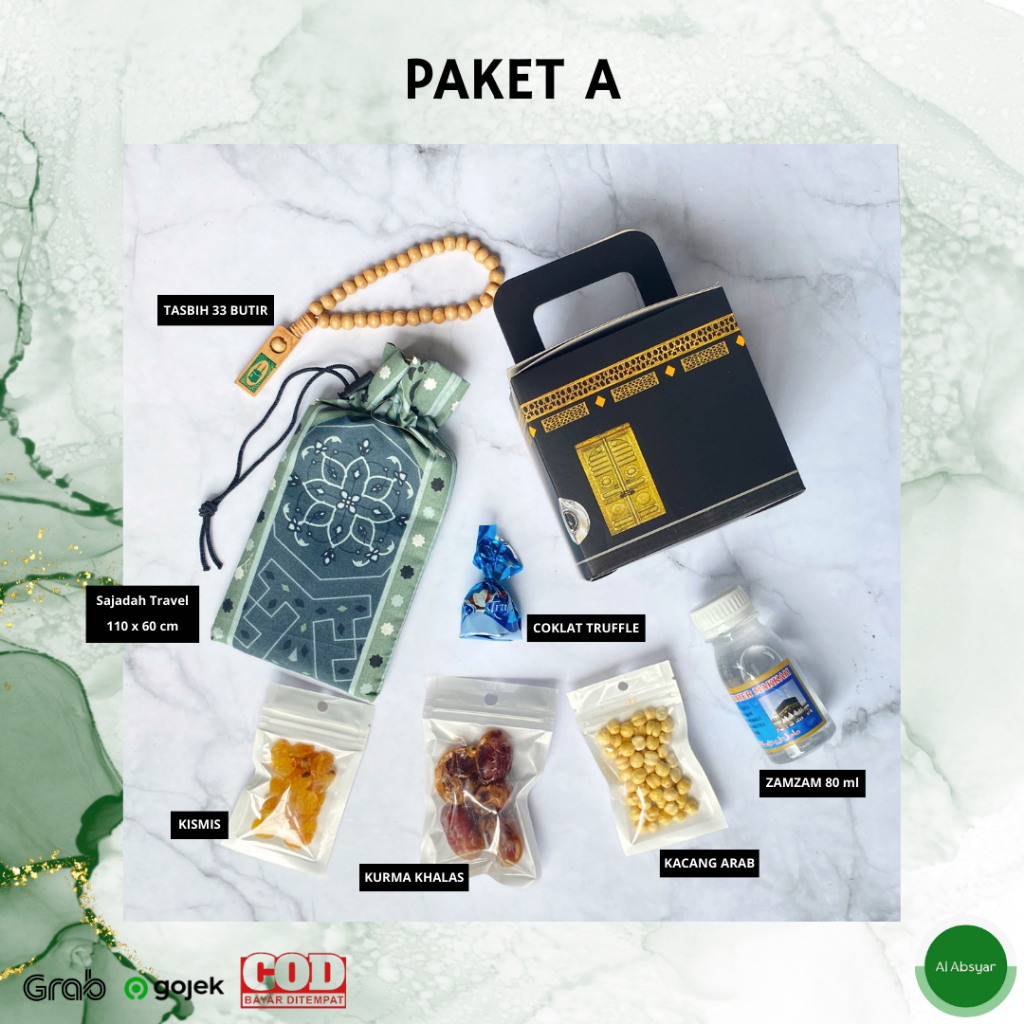 

[Isi 100 PAKET ] Paket Oleh Oleh Haji Umroh Box Kabah Premium Timur Tengah Set Hampers Haji dan Umroh Hampers Hadiah Haji Umroh Gift Haji Kardus Hampes Kardus Kabah Murah Tanah Abang Kurma Alif Souvenir Umroh Tasbih Kurma Coklat Truffle Sajadah Travel