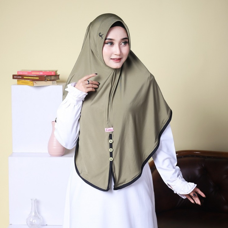 KARINDA BERGO by abika hijab material jersy premium