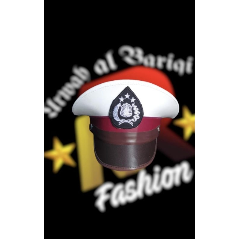 TOPI POLISI ANAK LAKI LAKI DAN PEREMPUAN/CUSTOM/HIGH QUALITY