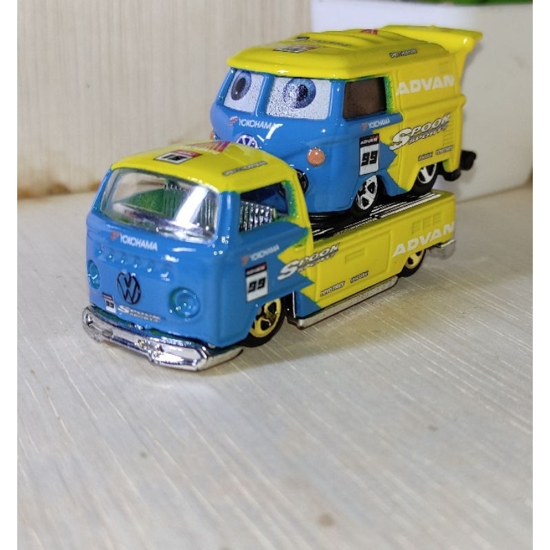 hotwheels kool combi custom spoon tuner set dengan t2pick up bukan fast furious