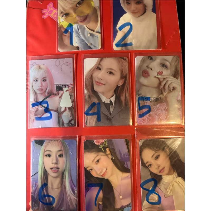 PHOTOCARD TWICE OFFICIAL PHOTOCARD SANA TWICE PHOTOCARD DAHYUN TWICE PHOTOCARD CHAEYOUNG TWICE PHOTO