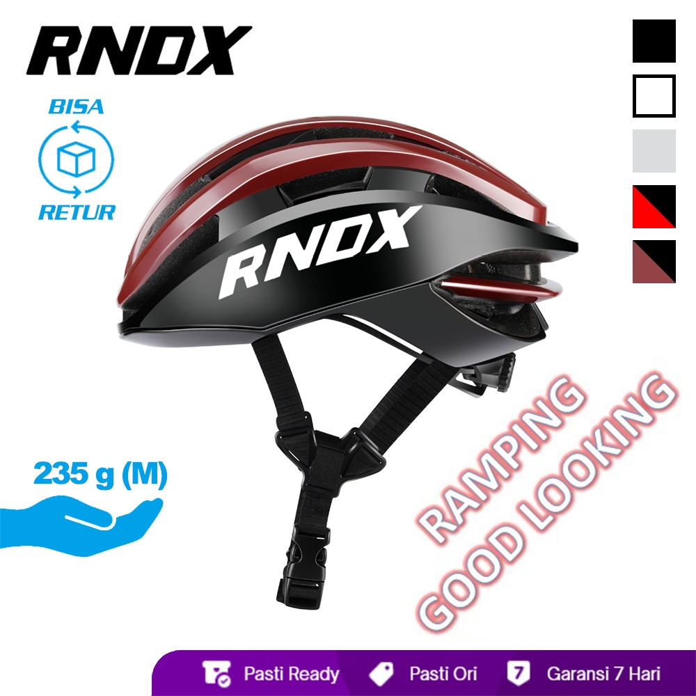 RNOX Carapace - Road Helmet EPS Pekat Helm Roadbike Ramping Anti Cupu Helm Gowes Murah Helm Gowes Or