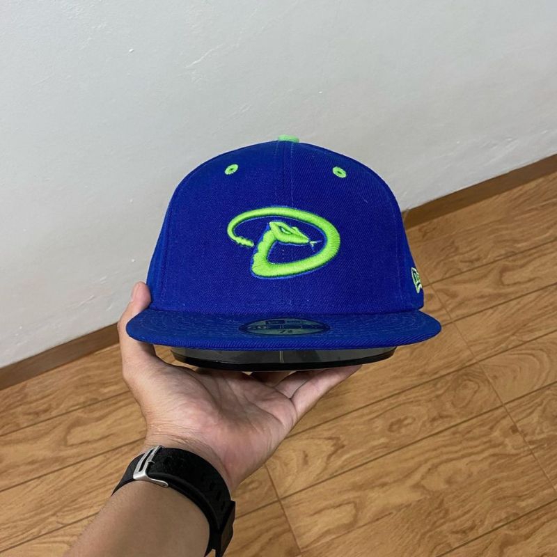 Topi New Era Arizona Diamond Backs Biru Original