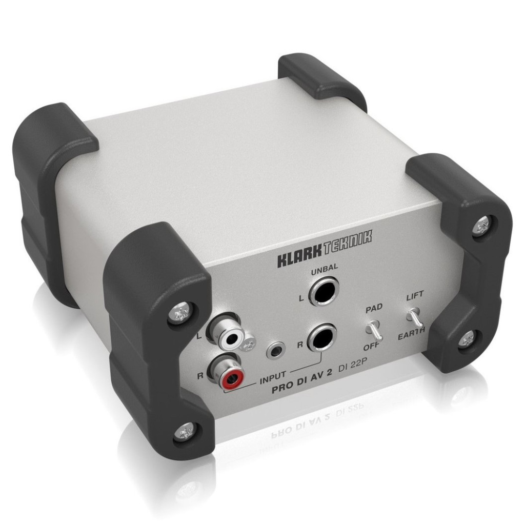 Direct Box Pasif Stereo Klark Teknik PRO DI AV 2