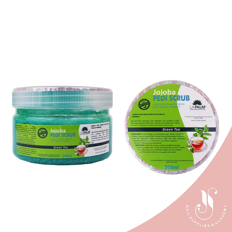 ART V24X LA PALM Pedicure Foot Scrub isi 2ml Natural Ingredients Exfoliating Spa Kaki Manicure Salon