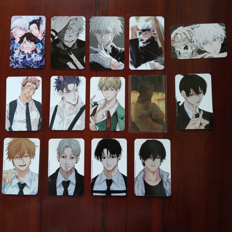[BACA DESKRIPSI] Photocard Jujutsu Kaisen Chainsaw Man SPY X FAMILY from Korea and Local Fanartis NA
