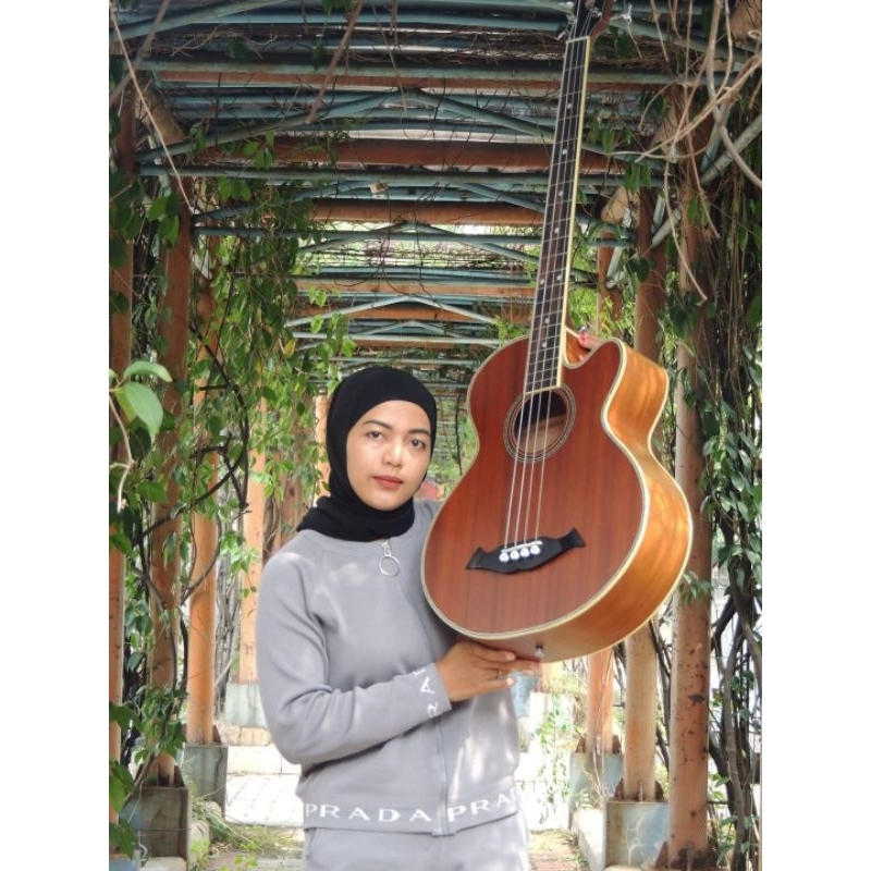 JUAL GITAR BASS GIBSON AKUSTIK