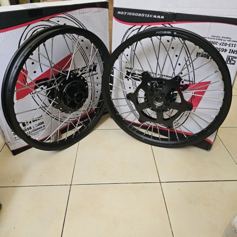 Velg Sonic150R Sepasang Rossi Original - Velg Velk Sonic150R sepasang