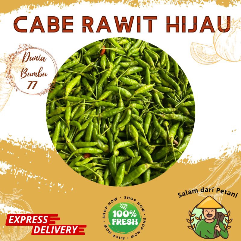 

Cabe Rawit Hijau 500 gr