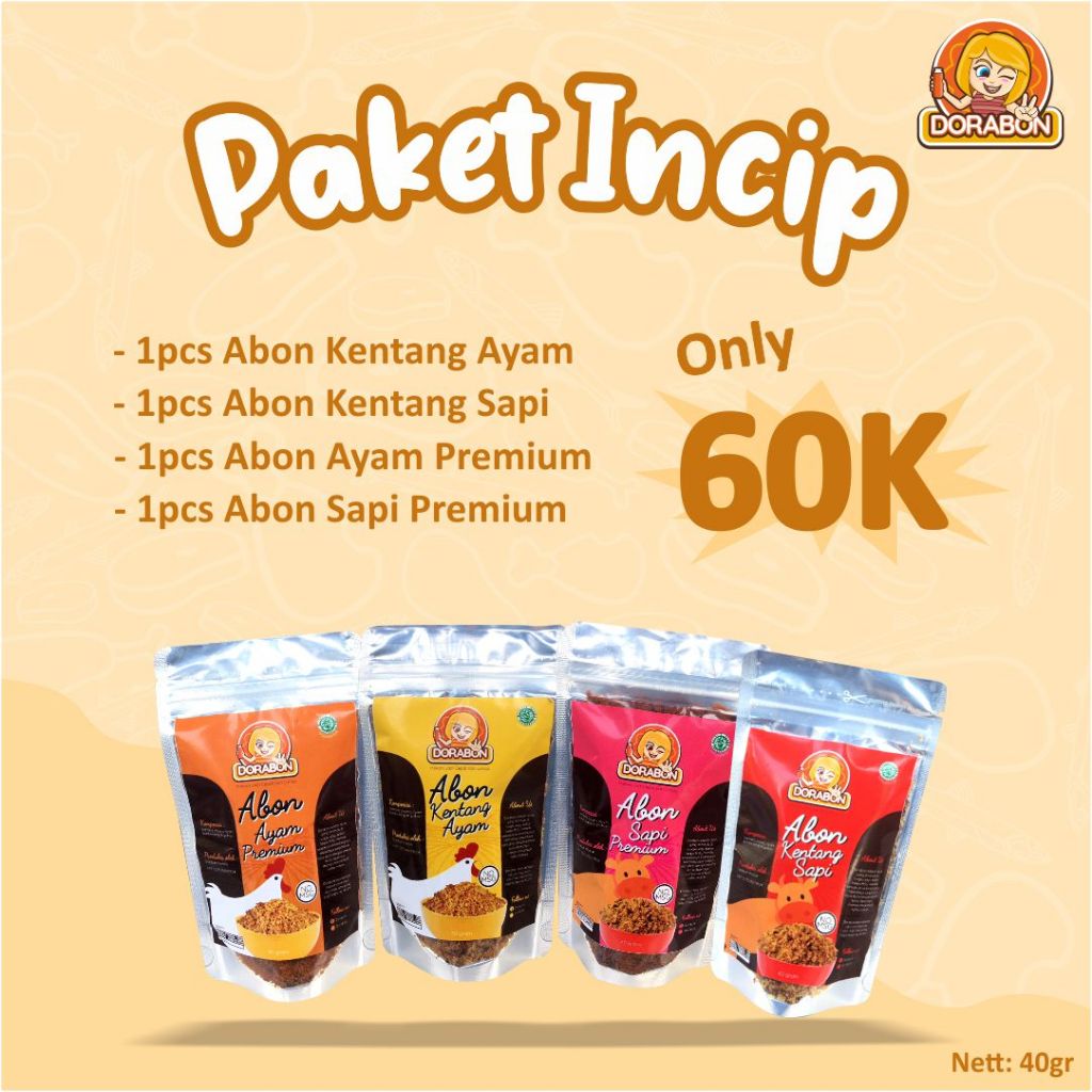 

PAKET INCIP DORABON 4 VARIAN