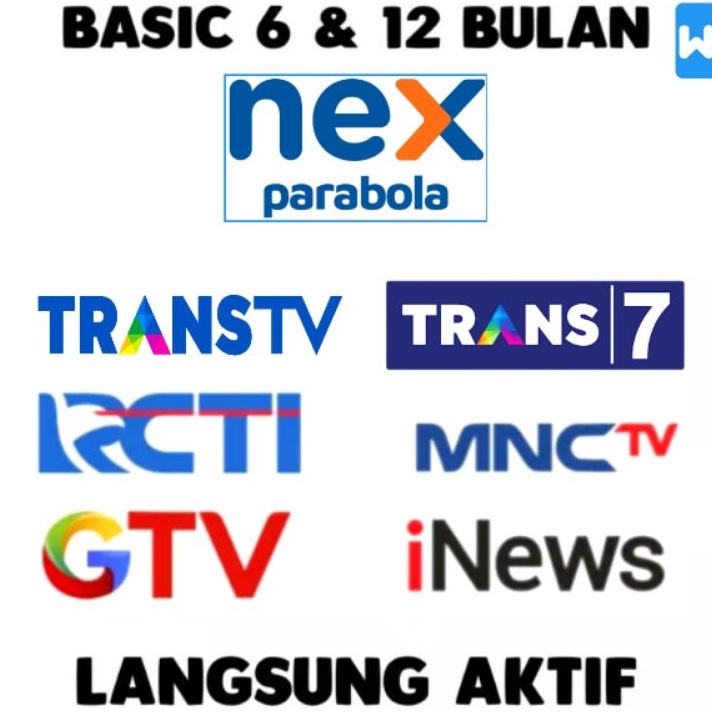 Promo Gajian Hemat Berlipat Paket Basic Nex Parabola 6  12 Bulan Murah