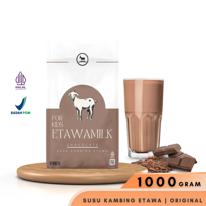 

Etawamilk For Kids Susu Kambing Etawa Bubuk 1kg Rasa coklat