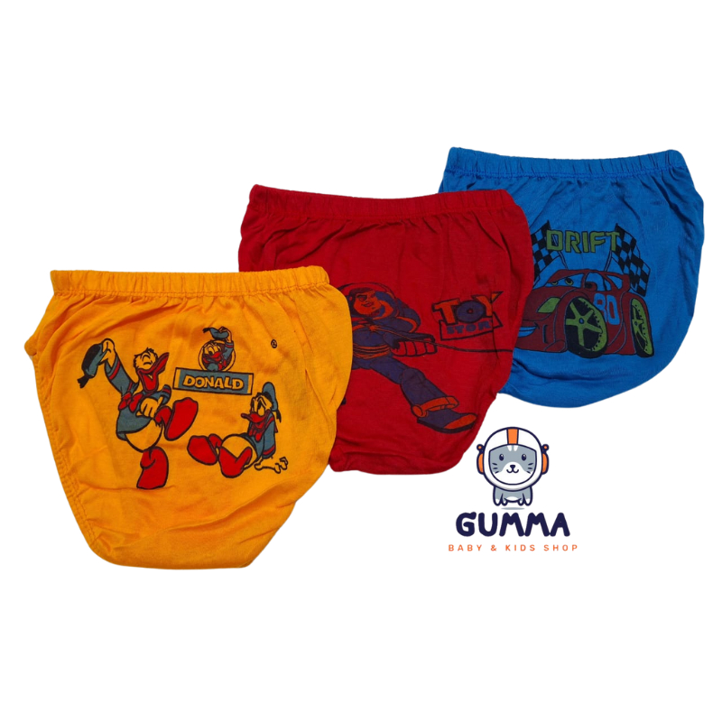 CELANA DALAM ANAK LAKI-LAKI 0-7 TAHUN MOTIF GAMBAR SABLON ~ CELANA DALAM ANAK LAKI-LAKI ~ CELANA DAL