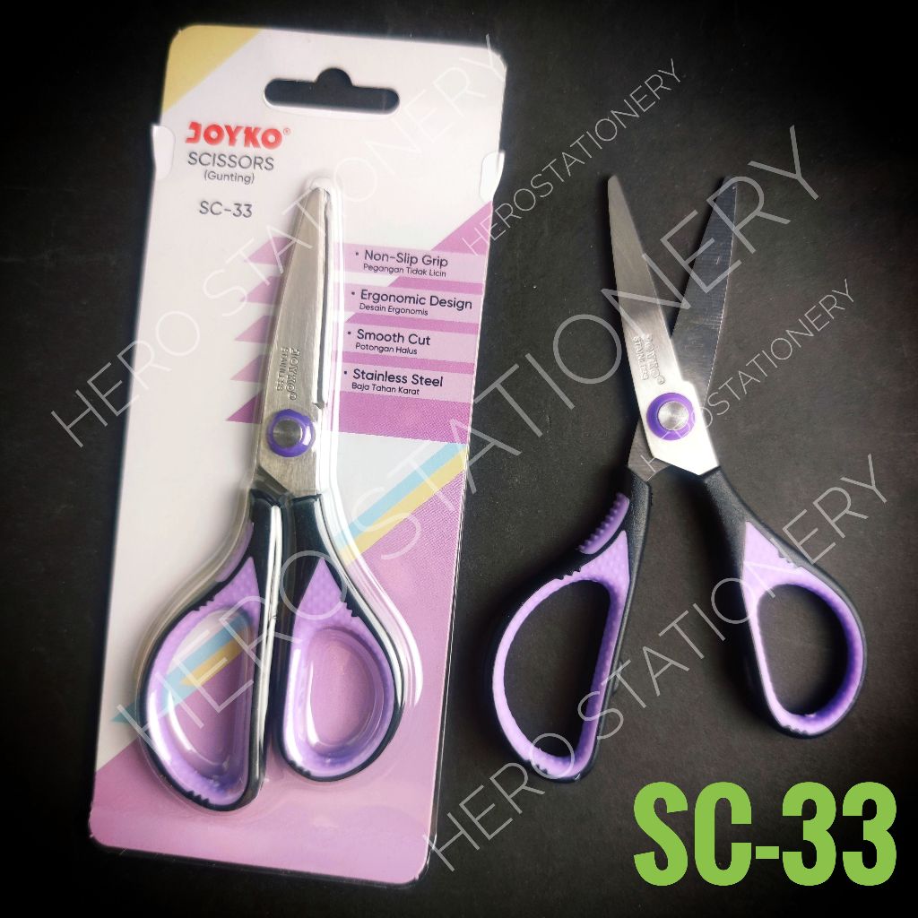 

Joyko gunting soft grip scissors SC-33