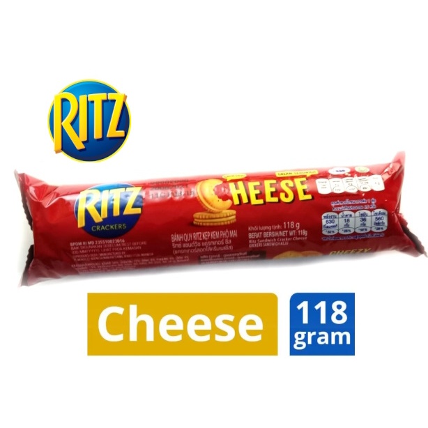 

Ritz Cracker Sandwiches Cheese 118gr Buttery Nikmat Enak Gurih Renyah