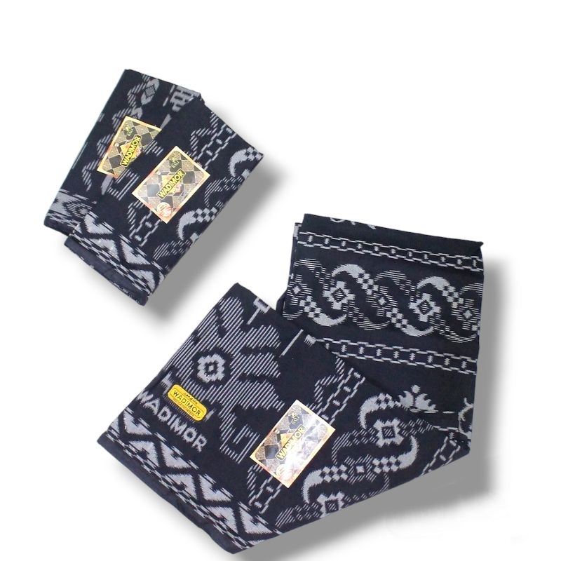Sarung Wadimor Bali Hitam | Sarung Wadimor Bali Warna