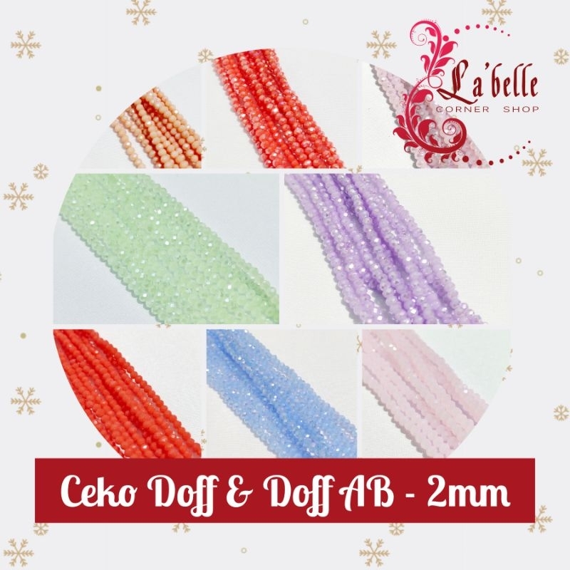 Kristal Ceko Doff 2mm