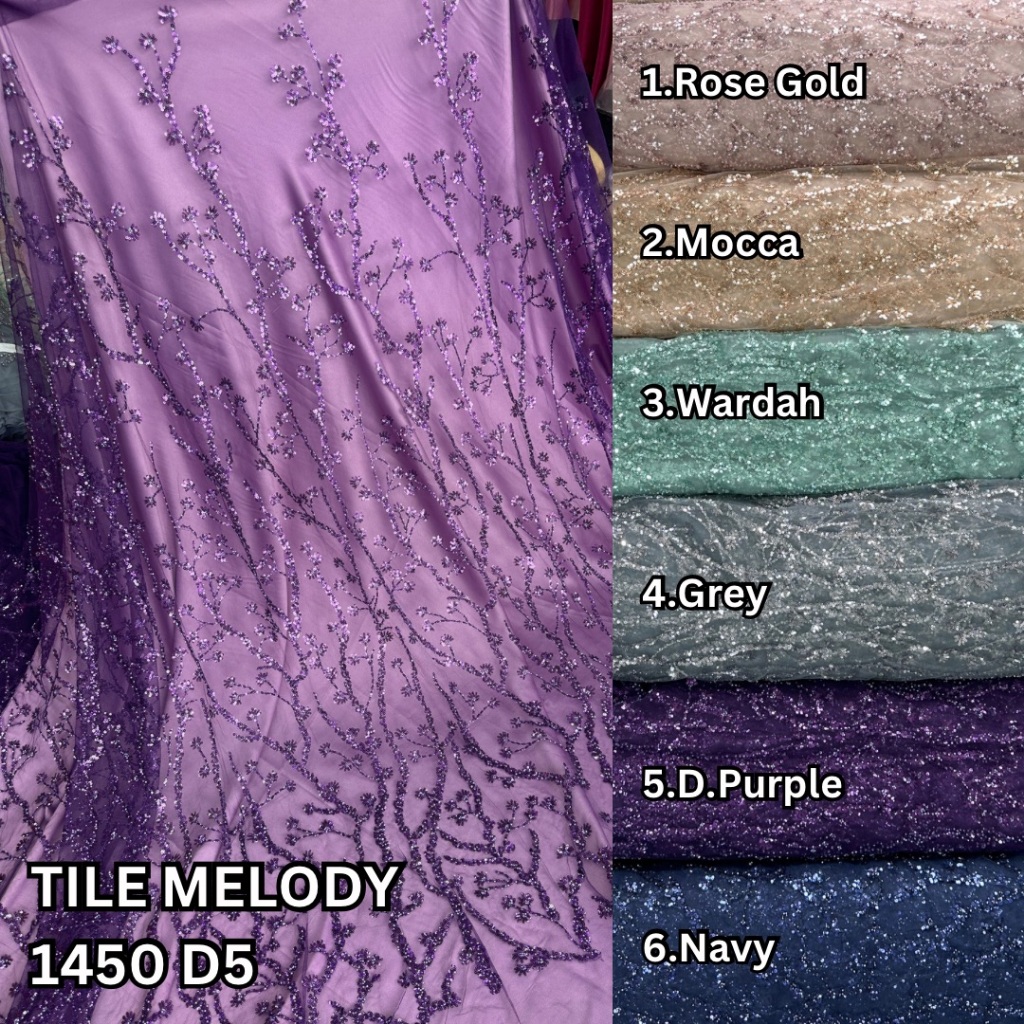 TILE MELODY 1450 D5 HARGA PER 0.5M