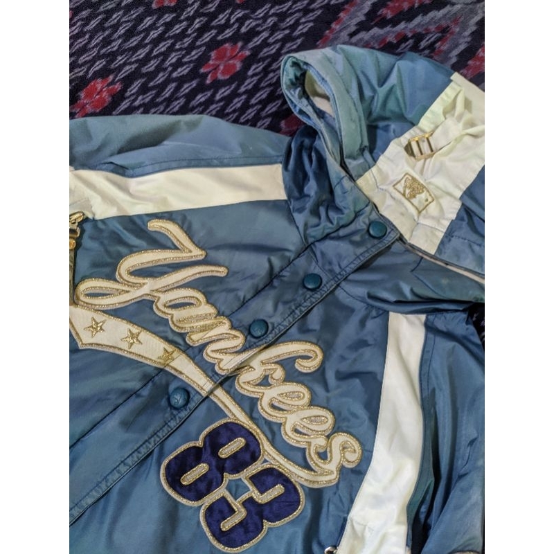 ❌TERJUAL❌varsity mlb yankees rare jaket satin parasut