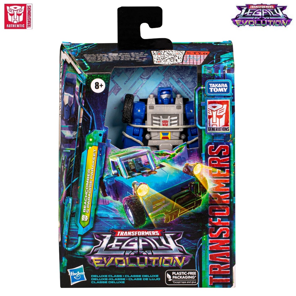 TRANSFORMERS Legacy Evolution Deluxe Beachcomber & Paradise Parakeet Figure TFOF7196