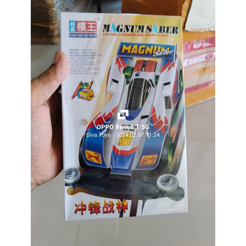 TAMIYA MINI 4WD MOWANG MO WANG MAGNUM SABER ( BUKAN ORI TAMIYA )