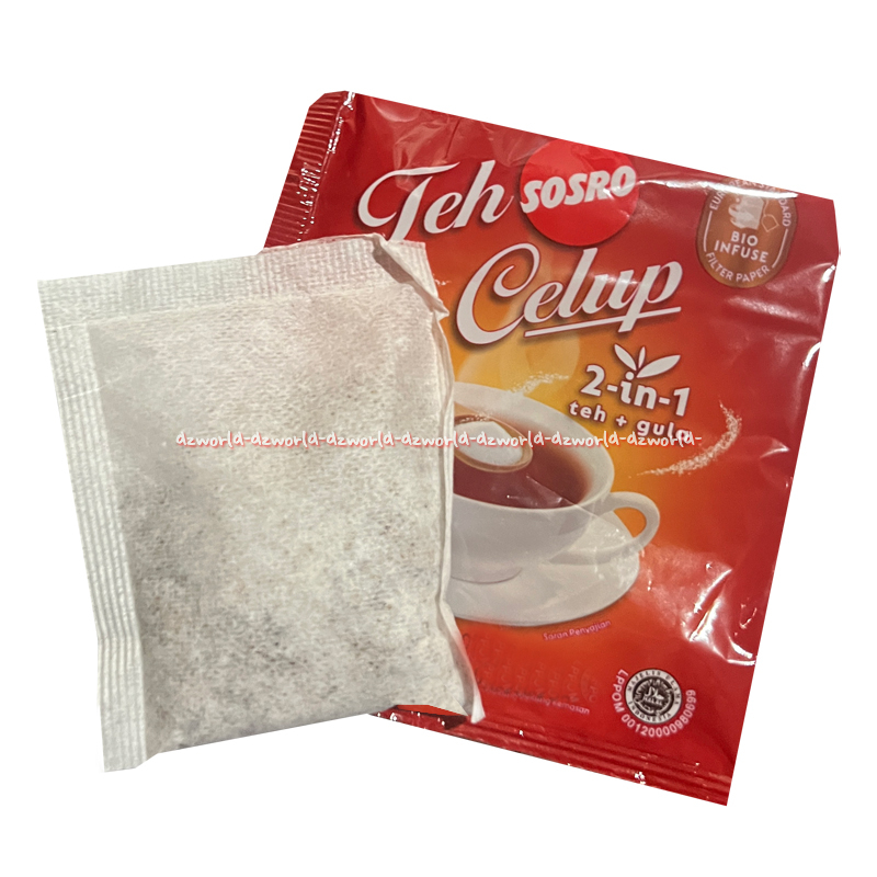 

Teh Sosro Celup 2in1 5sachet Teh Plus Gula Dalam Kemasan Teh Manis Sostro Kantong Celup Tea Bag