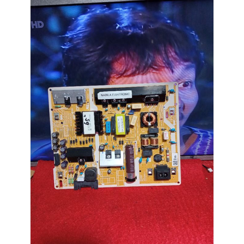 MESIN TV LED SAMSUNG UA65AU7000K POWER SUPPLY REGULATOR MODUL MESIN TV SAMSUNG 65AU7000