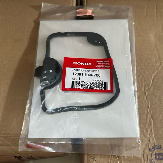 GASKET HEAD COVER (GASKET KARET) 12391-K44-V00 HONDA BEAT VARIO 110 SCOOPY 100% ORIGINAL 12391K44V00