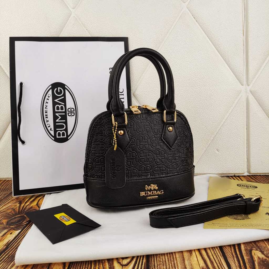 BAMBEG - TAS SELEMPANG ALMA MINI GLITER IMPORT + SET PAPERBAG ( ADA TALI PANJANG, DALAMAN CHINO) - B