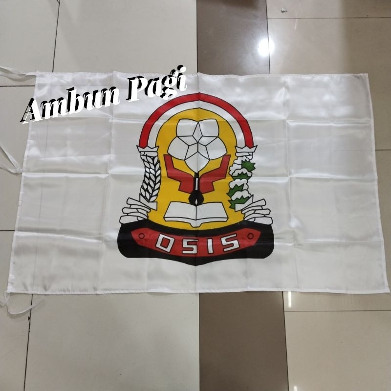 

best seller bendera sekolah bendera OSIS SMP ukuran 90x135 ready stock