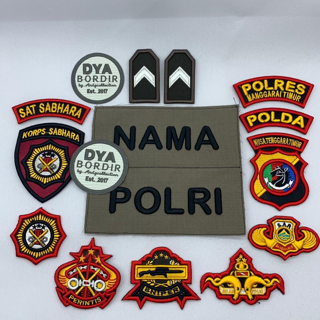 Atribut PDL 1 Polri Harga Satuan