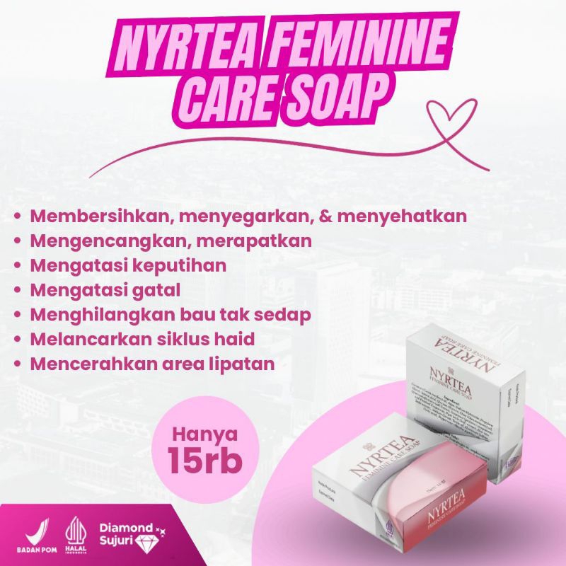 NYRTEA SABUN PERAWATAN KEWANITAAN MISS V 100 % ORIGINAL