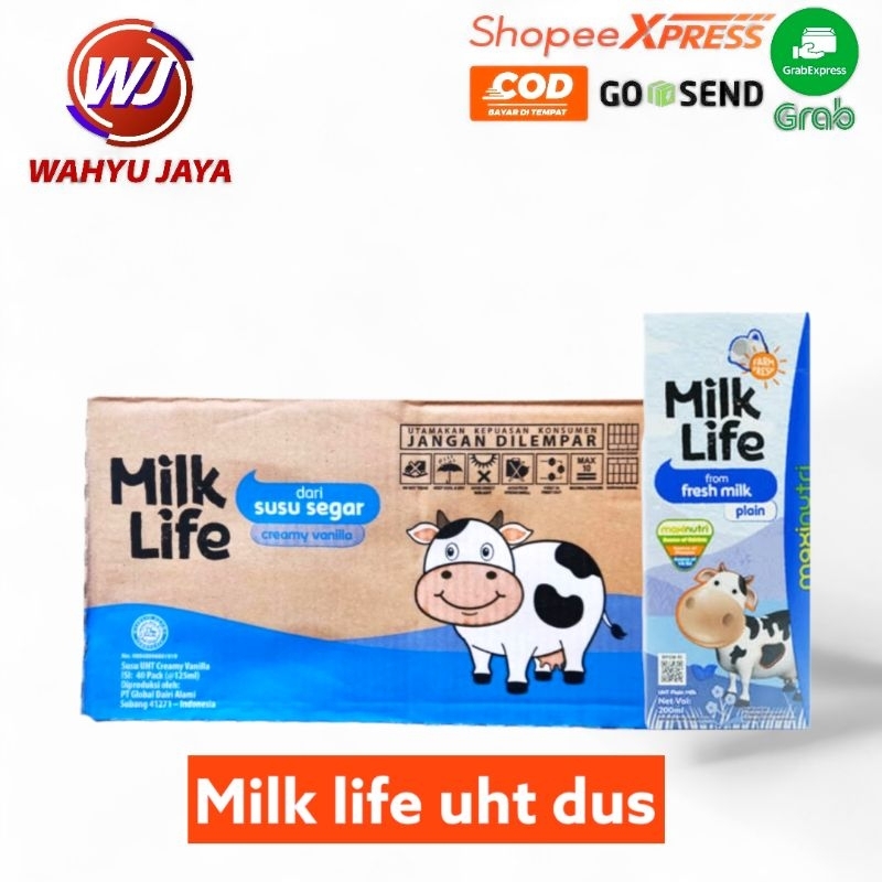 

Milk life uht full cream dus @12 pcs