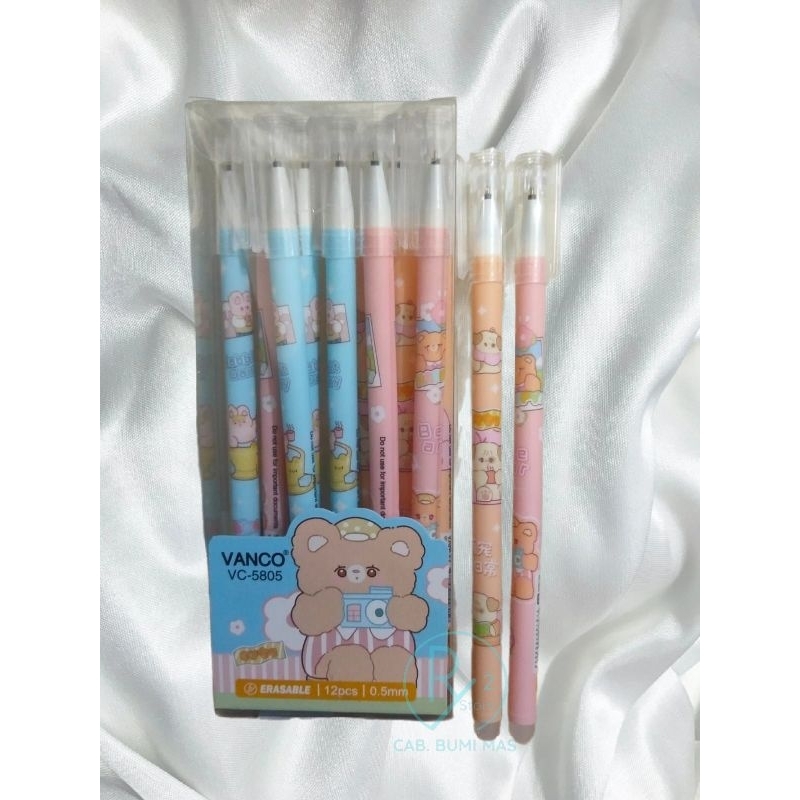 

(12 PCS) PULPEN VANCO VC-5805 PACK (pulpen bisa dihapus)
