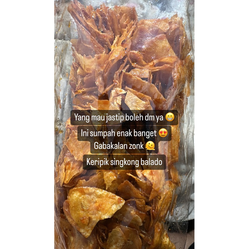 

keripik singkong balado khas padang