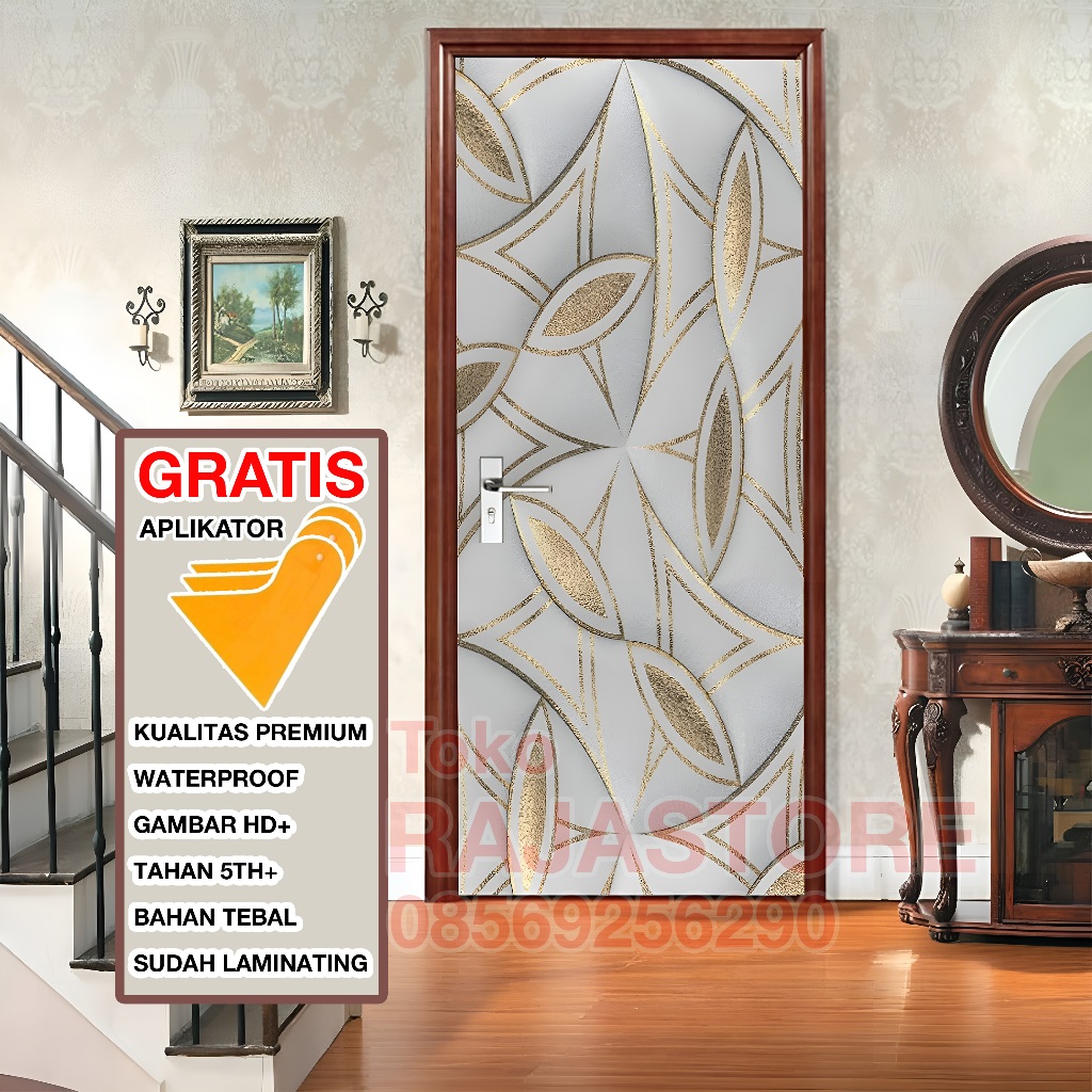 [FREE KAPE] STIKER PREMIUM / Stiker Pintu Kamar Tidur / Stiker Pintu Kaca / Stiker Dinding / Stiker 