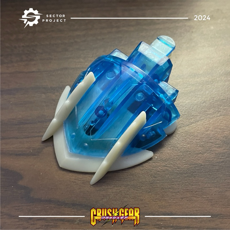 [Adovstore] Crush Gear FRONT WEAPON KING SCHWARZ BLUE BY SECTOR PROJECT (FW KS)