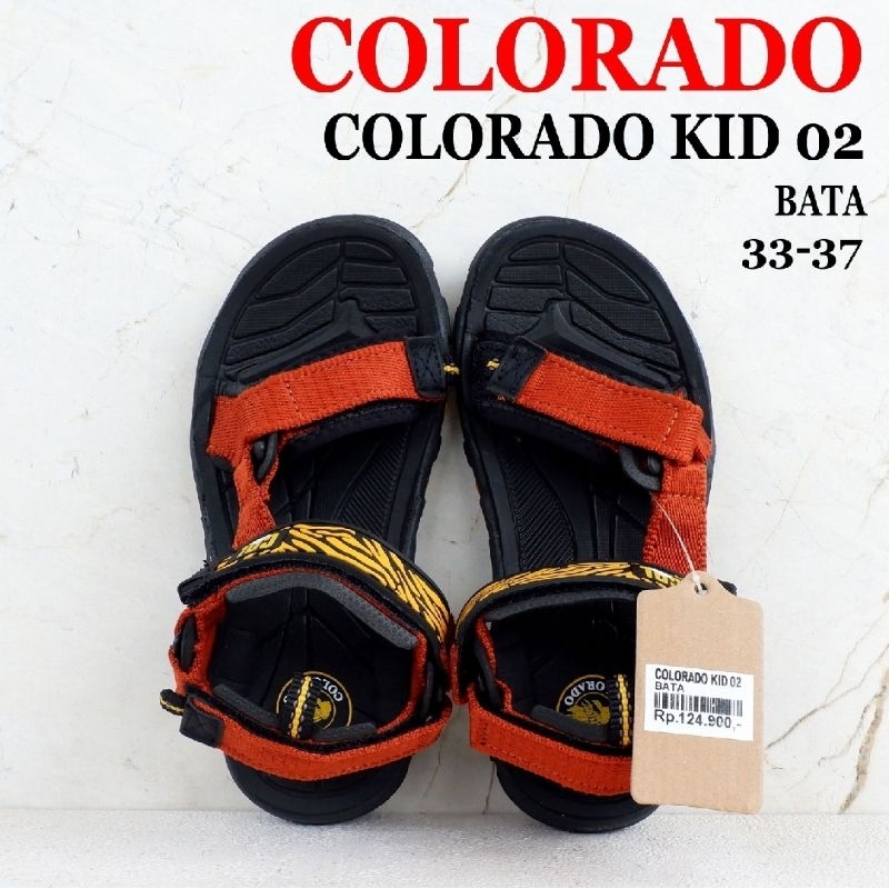 Sandal COLORADO Size 33-37 - COLORADO KID 02 - COLORADO KID 03 - Sandal Gunung Anak Laki-laki