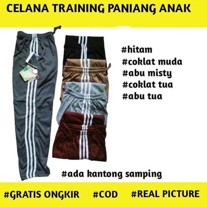 CELANA TRAINING ANAK TANGGUNG  USIA 9-12 TAHUN