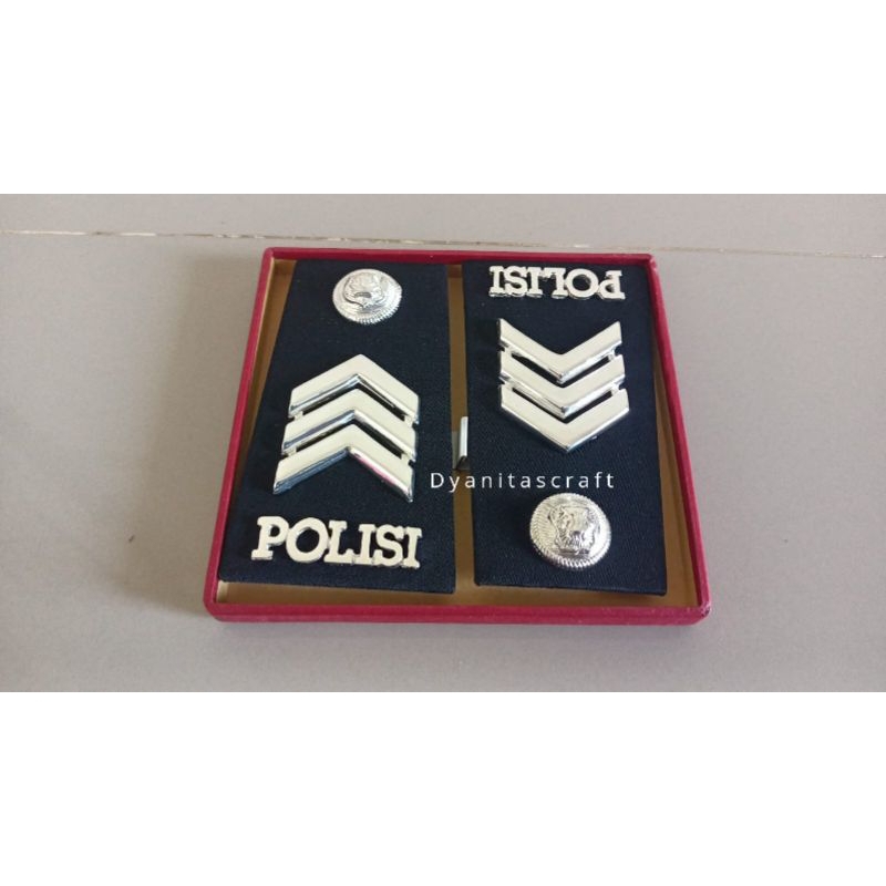 Pangkat Pdh Brigadir Polri pangkat Brigpol Tanpa List Pinggiran kualitas Premium Produk atribut suka