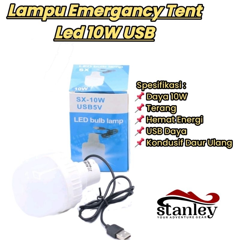 LAMPU BOHLAM LED USB 10 WATT / BOHLAM USB 10WATT / LAMPU BOHLAM 10W / BOHLAM USB