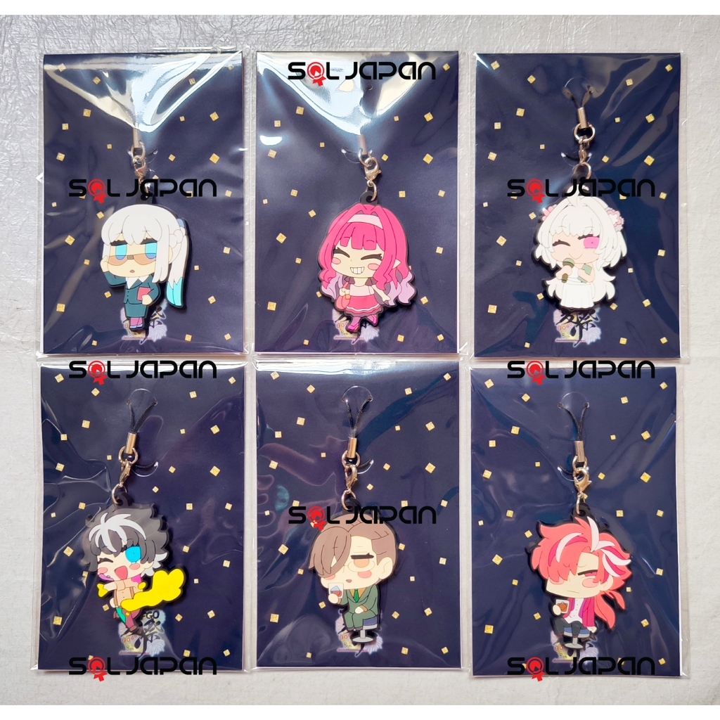 Fate FGO Fes 2023 Rubber Strap Morgan Sith Merlin Charlemagne Yamanami Takasugi