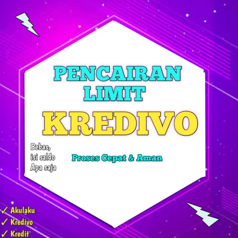 

PENCAIRAN LIMIT KHUSUS KREDIVO